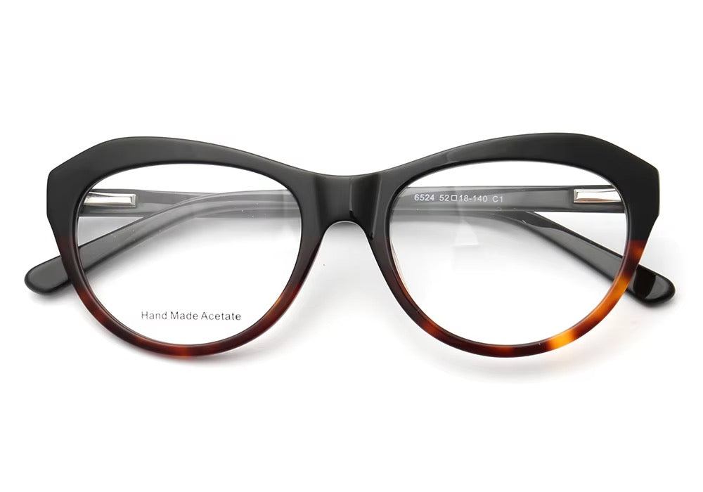 Mika|Classic Cat Eye Glasses Frames For Women | Trendy Female Eyewear Full Rim