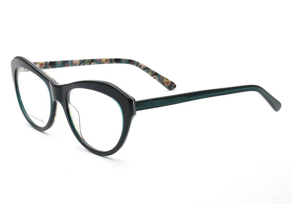 Mika|Classic Cat Eye Glasses Frames For Women | Trendy Female Eyewear Full Rim