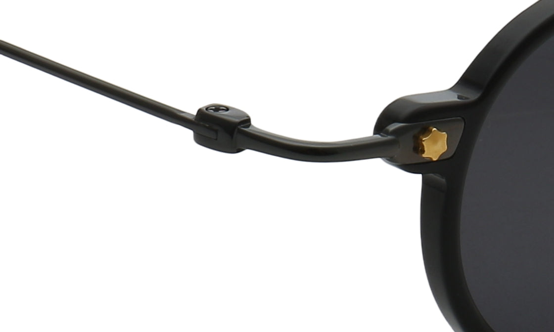 Jet | Retro Small Round Men Polarized Sunglasses | Trendy Hipster Women Sun Glasses Driving UV400