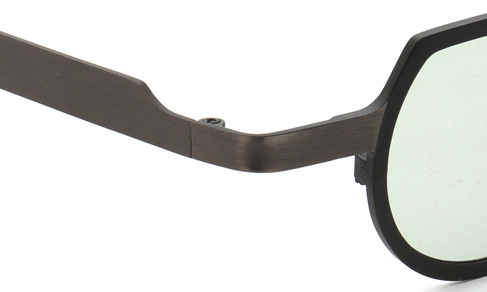 Bradford | Shield Shaped Polarized Sunglasses | Retro Lightweight Pure Titanium Frame