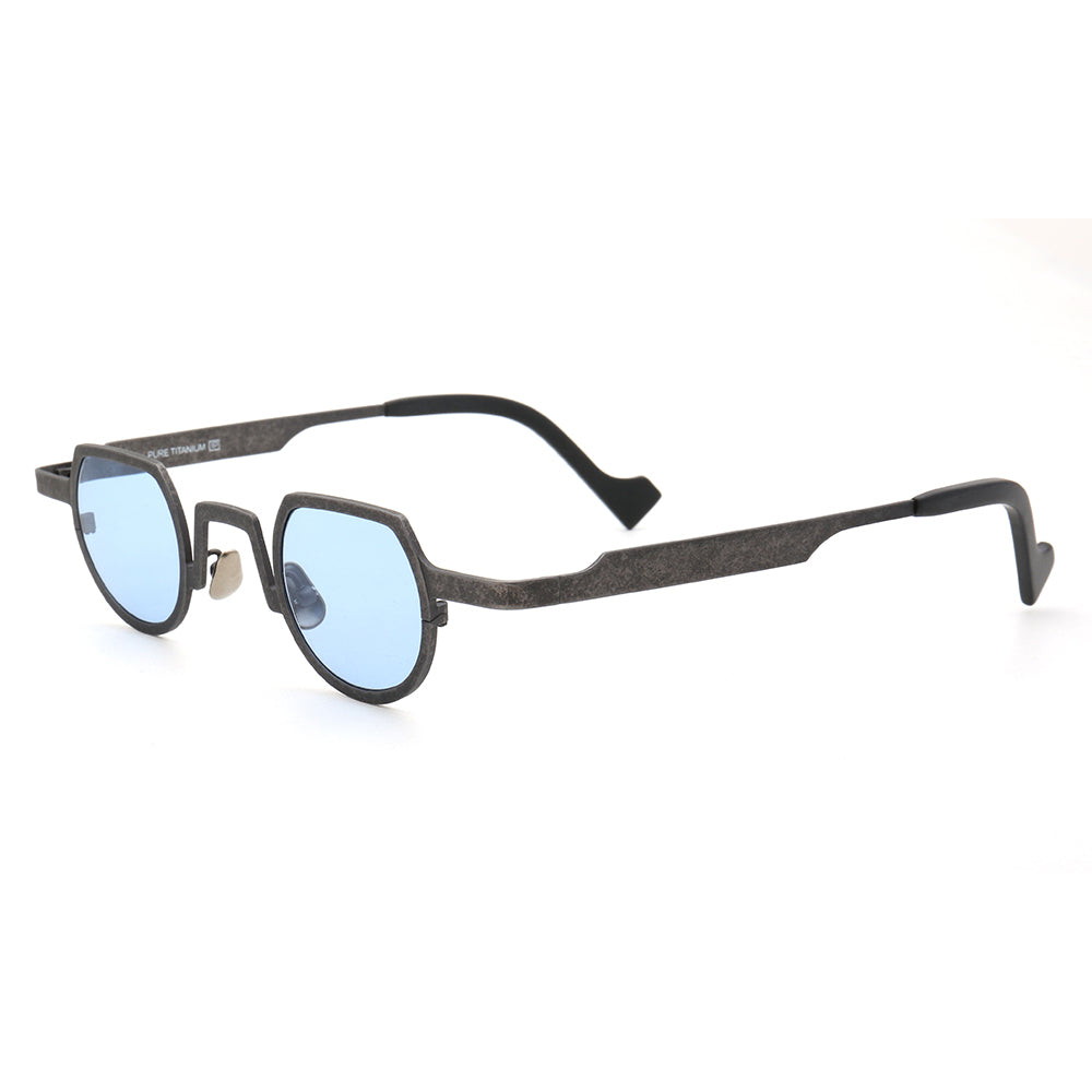 Bradford | Shield Shaped Polarized Sunglasses | Retro Lightweight Pure Titanium Frame