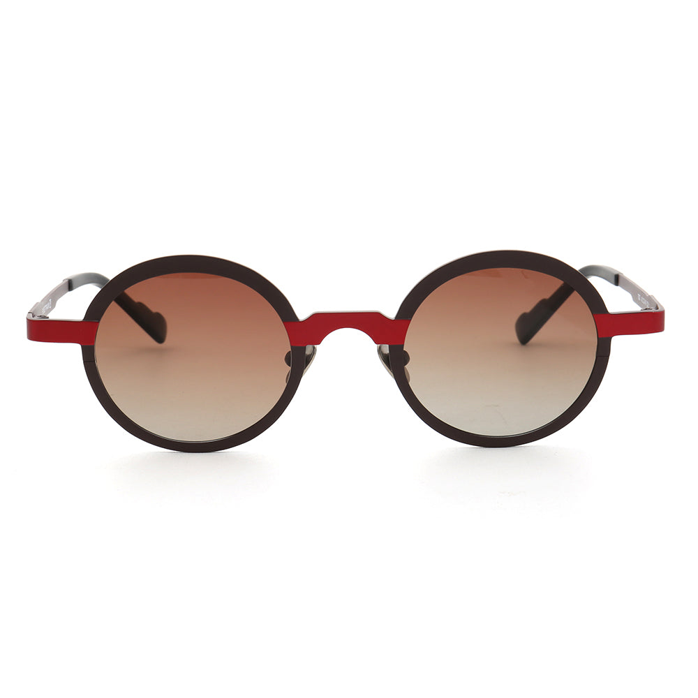 Clement | Lightweight Titanium Unisex Sunglasses | Two Toned Titanium Frame w/ Polarized Lenses
