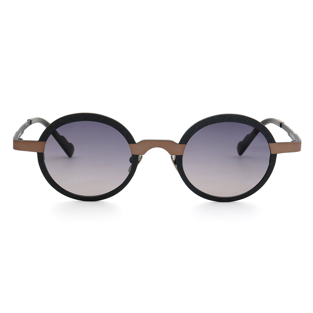 Clement | Lightweight Titanium Unisex Sunglasses | Two Toned Titanium Frame w/ Polarized Lenses