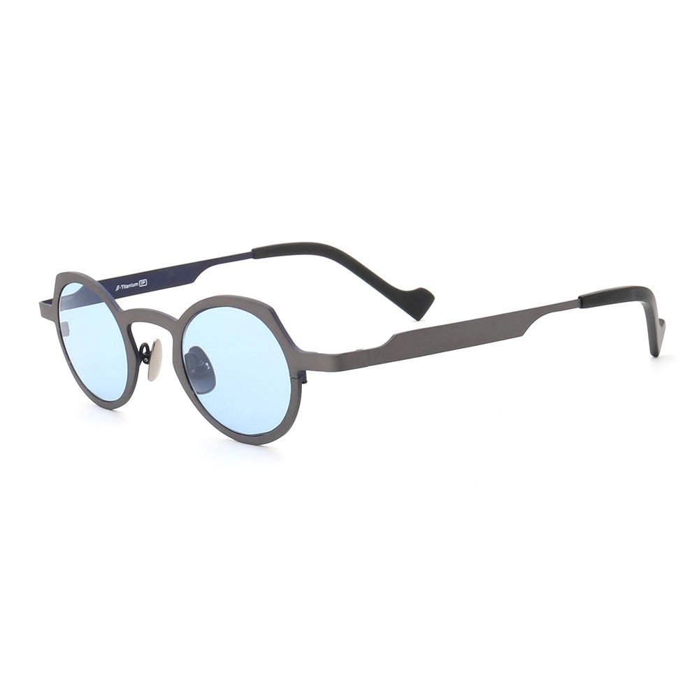 Addison | Round Retro Polarized Sunglasses For Men & Women | Lightweight Pure Titanium Design
