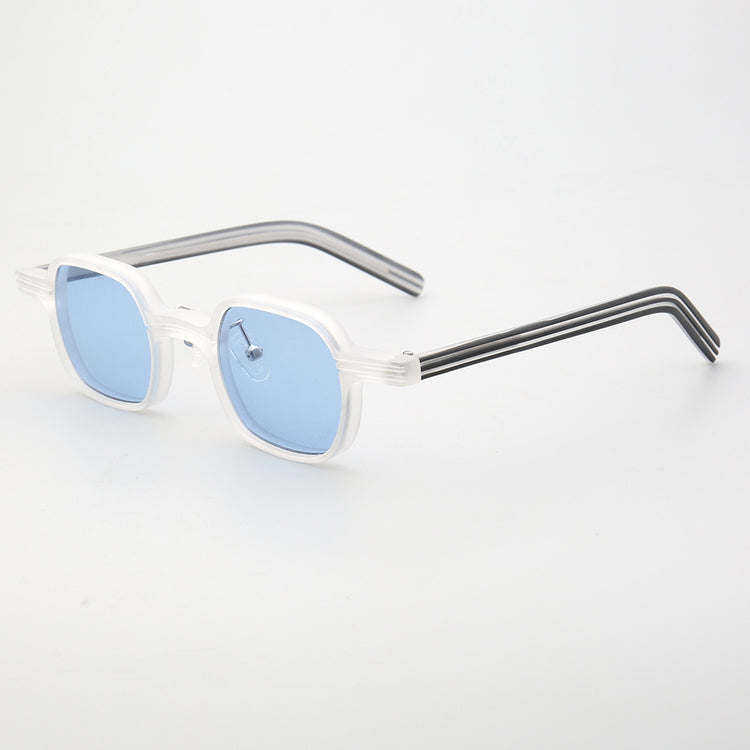 Renew | Retro Full Rim Square Sunglasses | Nerd Style Frame w/ Polarized Lenses