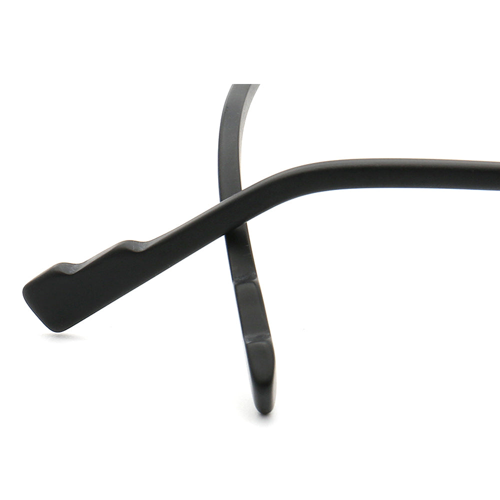 Marshall | Geometric Pure Titanium Eyeglass Frames | Lightweight Retro Nerd Glasses