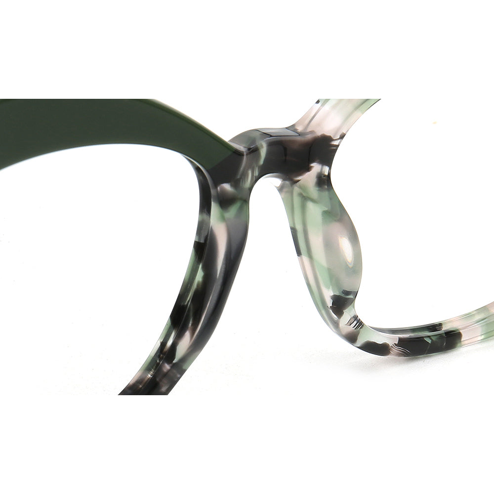 Camila | Fashionable Cat Eye Optical Eyeglasses for Women | Two Tone Floral Tortoise Glasses Frames
