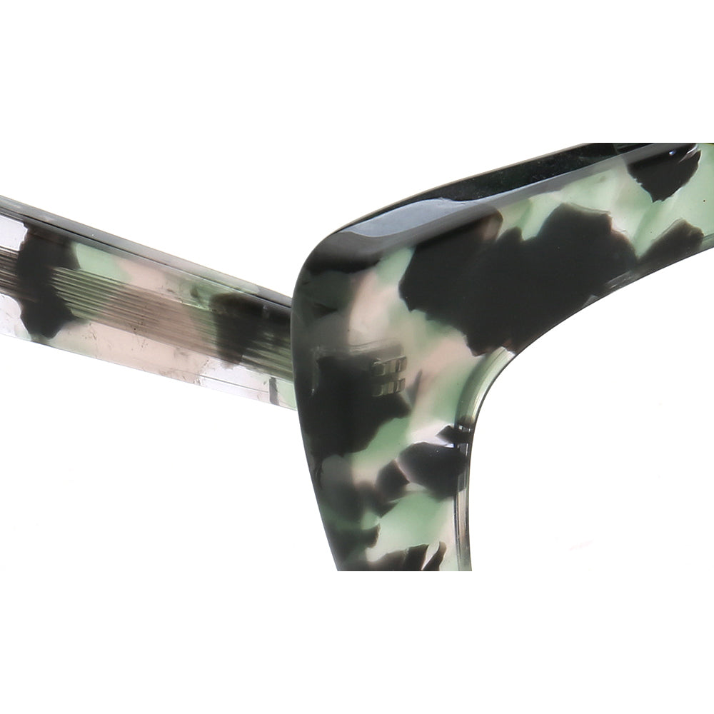Camila | Fashionable Cat Eye Optical Eyeglasses for Women | Two Tone Floral Tortoise Glasses Frames