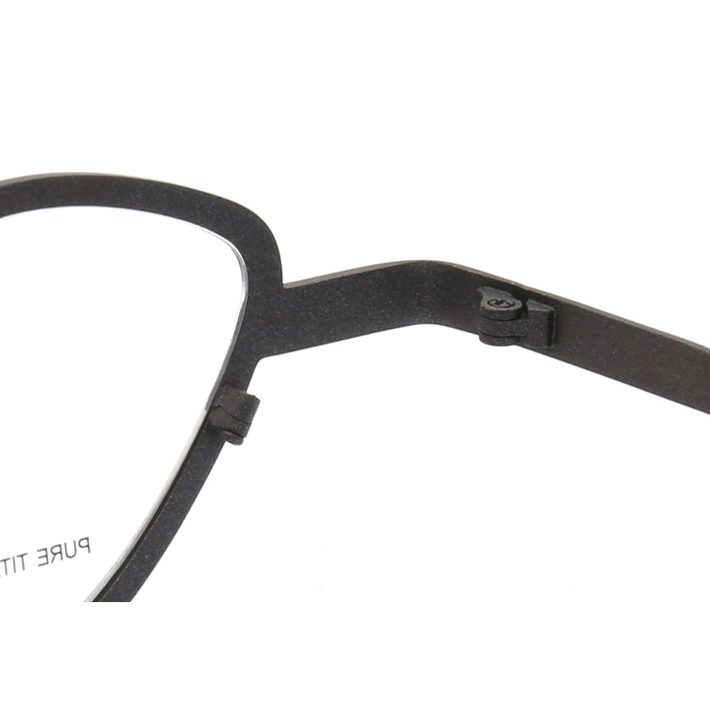 Luna | Funky Cat Eye Glasses Frames For Women | Fashionable Two Toned Pure Titanium Eyeglasses