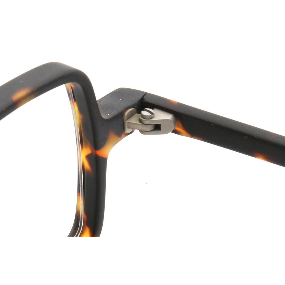 Laurence | Mens Square Full Rim Eyeglasses | Light Tortoise Shell Matte Eyewear Frames Online