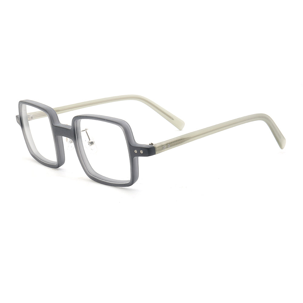 Laurence | Mens Square Full Rim Eyeglasses | Light Tortoise Shell Matte Eyewear Frames Online