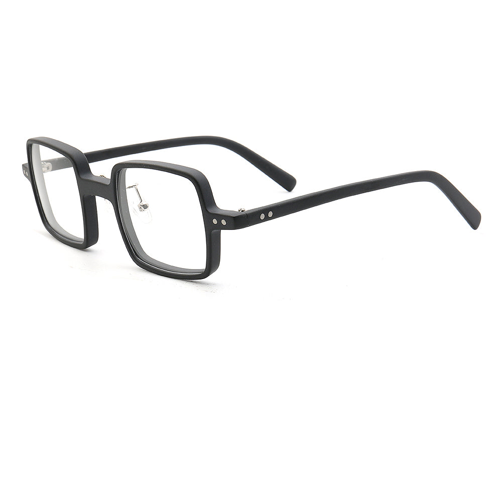 Laurence | Mens Square Full Rim Eyeglasses | Light Tortoise Shell Matte Eyewear Frames Online