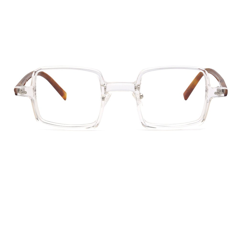 Laurence | Mens Square Full Rim Eyeglasses | Light Tortoise Shell Matte Eyewear Frames Online