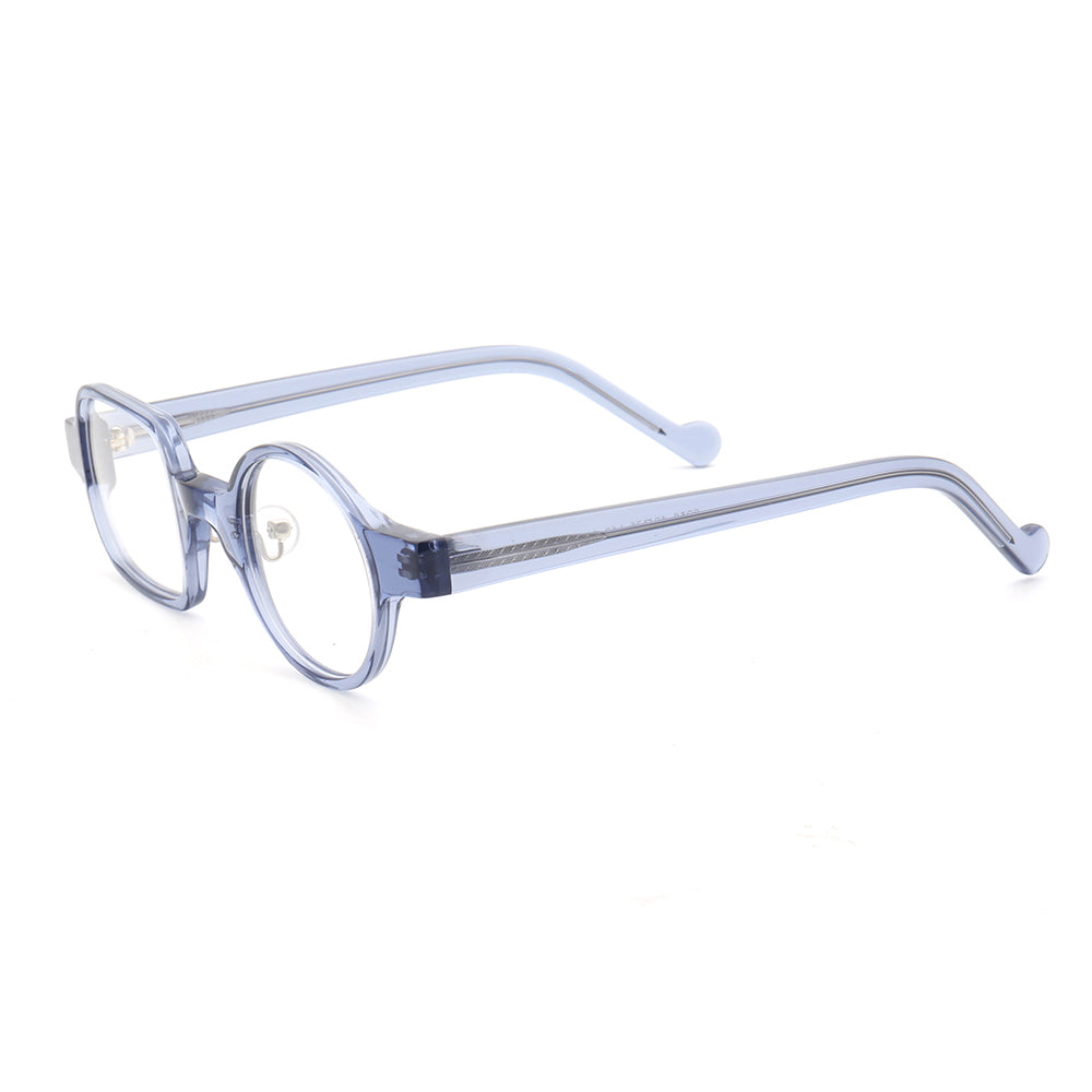 Distinct | Retro Mismatch Eyeglasses For Men & Women | Funky Round Square Frame w/ Tortoise Shell Finish
