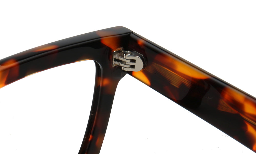 Charlie | 80s Classic Mens Square Glasses Frames | Oversize Womens Bulky Trendy Eyeglasses