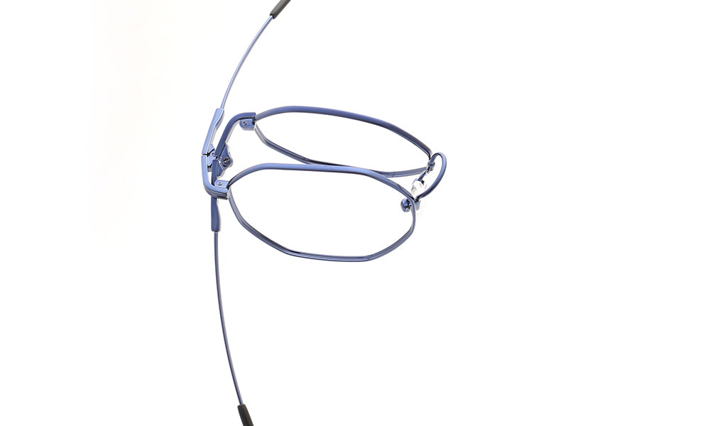 Pure | Flexible Bendable Full Rim Memory Metal Glasses | Polygon Geometric Frame For Men & Women
