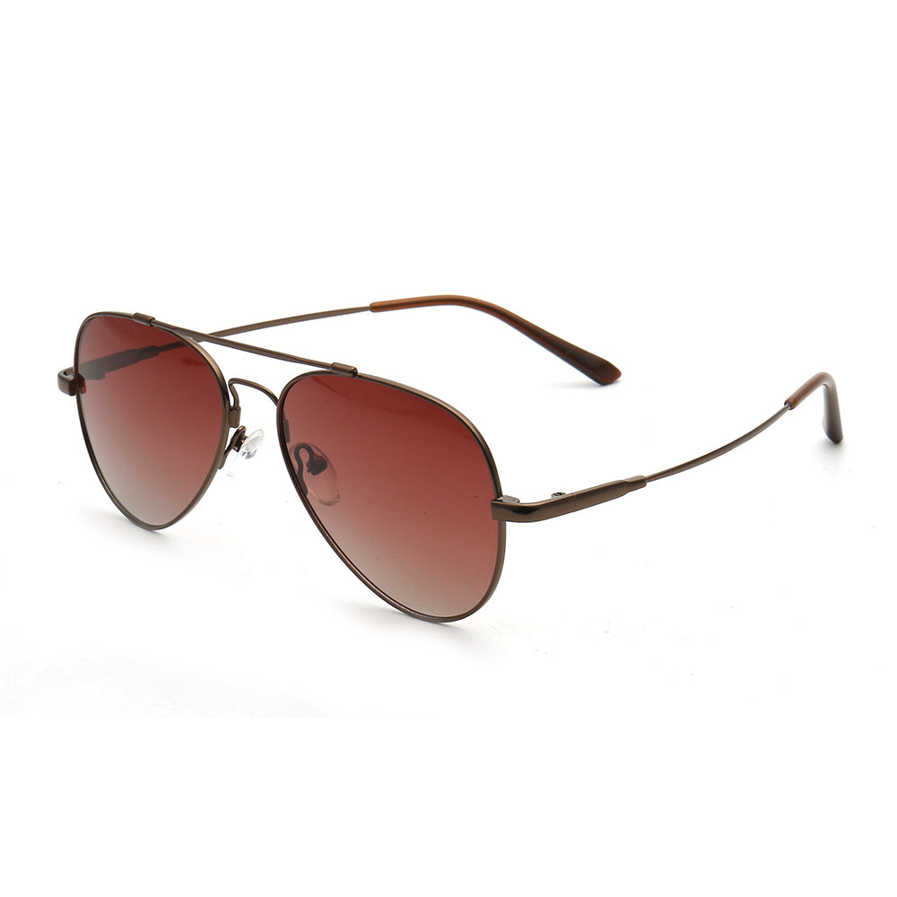 Dean | Vintage Pilot Memory Metal Mens Sunglasses | Classic Polarized Sun Glasses UV400
