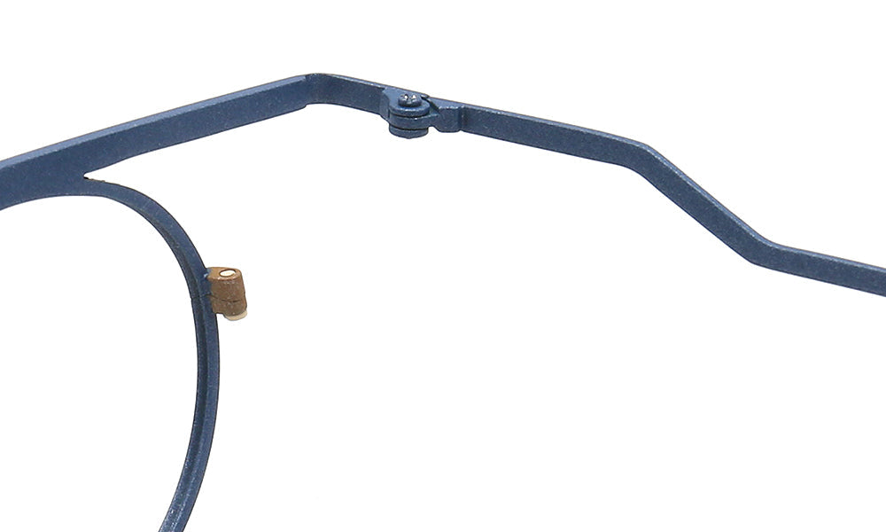 River | Funky Round Titanium Eyeglasses For Women | Vintage Geometric Men Glasses Frames