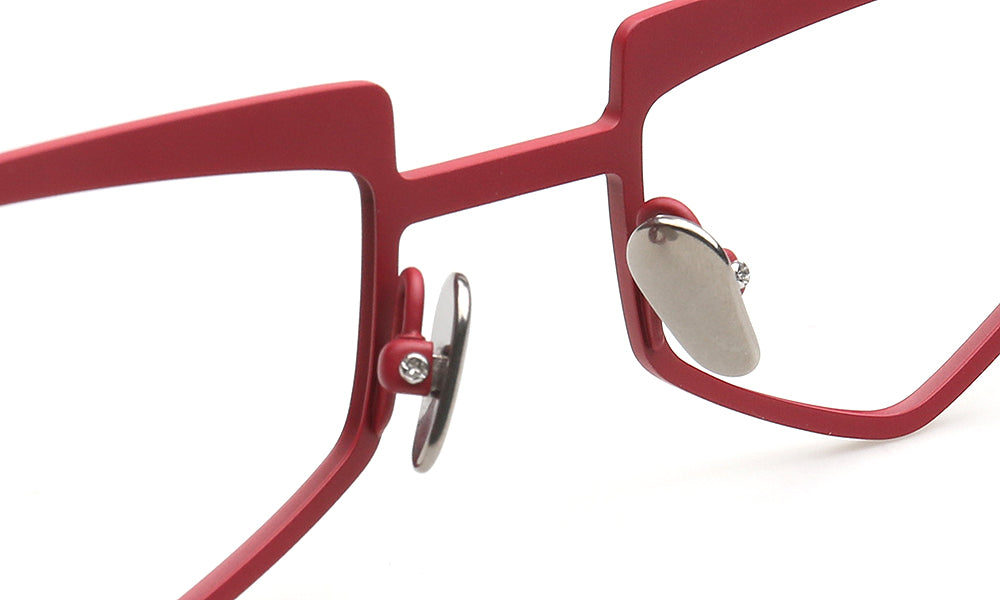 Alex | Funky Triangular Titanium Cat Eye Eyeglasses For Women | Vintage Geometric Hipster Men Glasses Frames