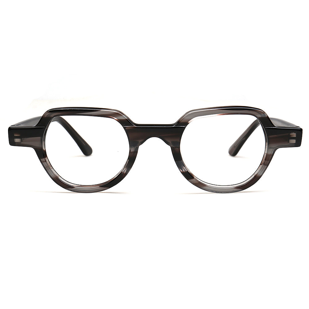 Brooklyn | Vintage Round Mens Eyeglasses Frames | Retro Tortoise Womens Geometric Trendy Eyewear