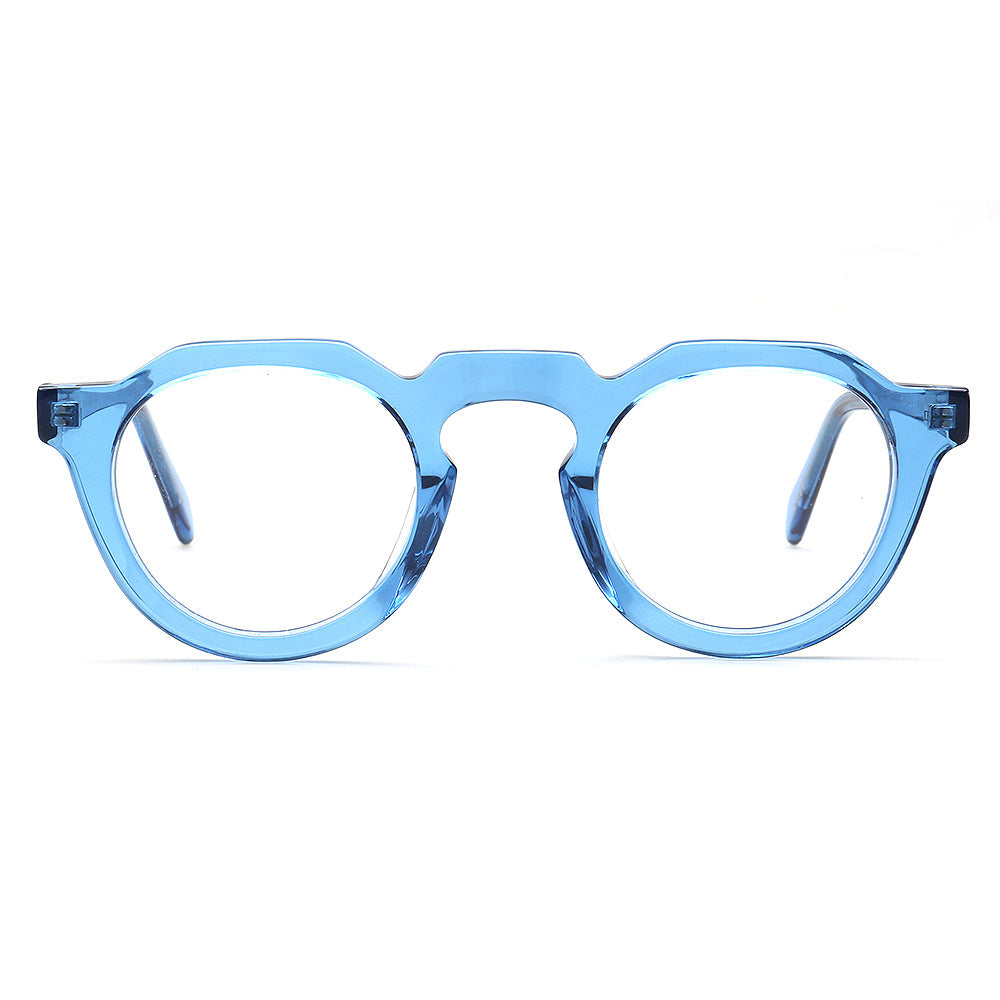 Cameron | Vintage Mens Round Eyeglass Frames | Retro Tortoise Womens Geometric Eyewear