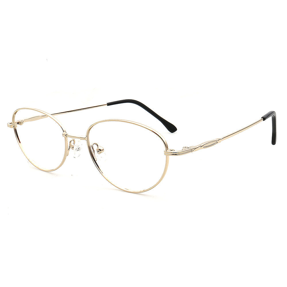 Darcy | Womens Flexible Memory Metal Oval Glasses Frames