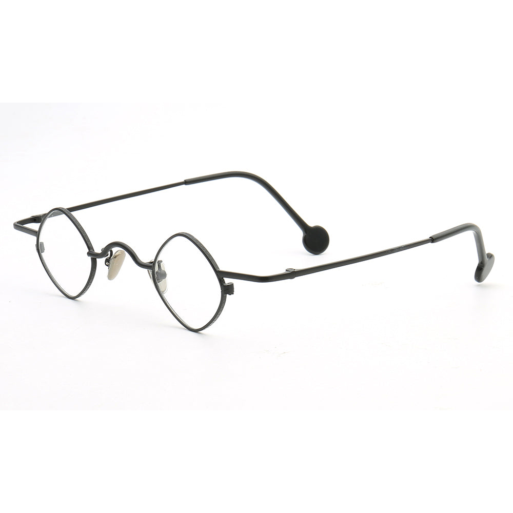 Legend | Thin Lightweight Metal Eyeglasses For Men & Women | Vintage Full Rim Geometric Frame