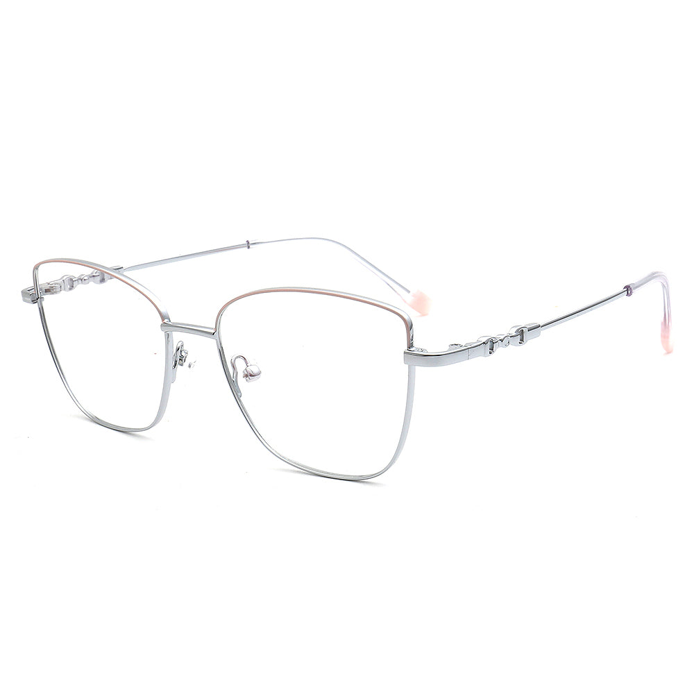 Nova | Womens Flexible Memory Metal Eyeglasses | Classic Cat Eye Glasses Frames Bendable Eyewear