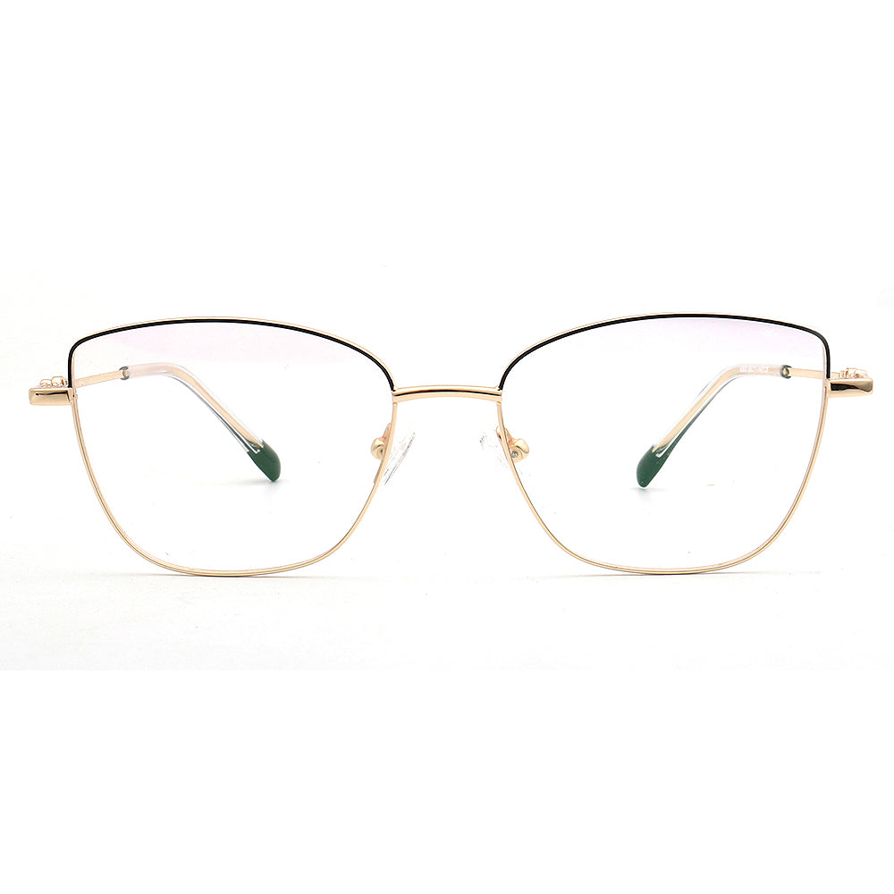 Nova | Womens Flexible Memory Metal Eyeglasses | Classic Cat Eye Glasses Frames Bendable Eyewear