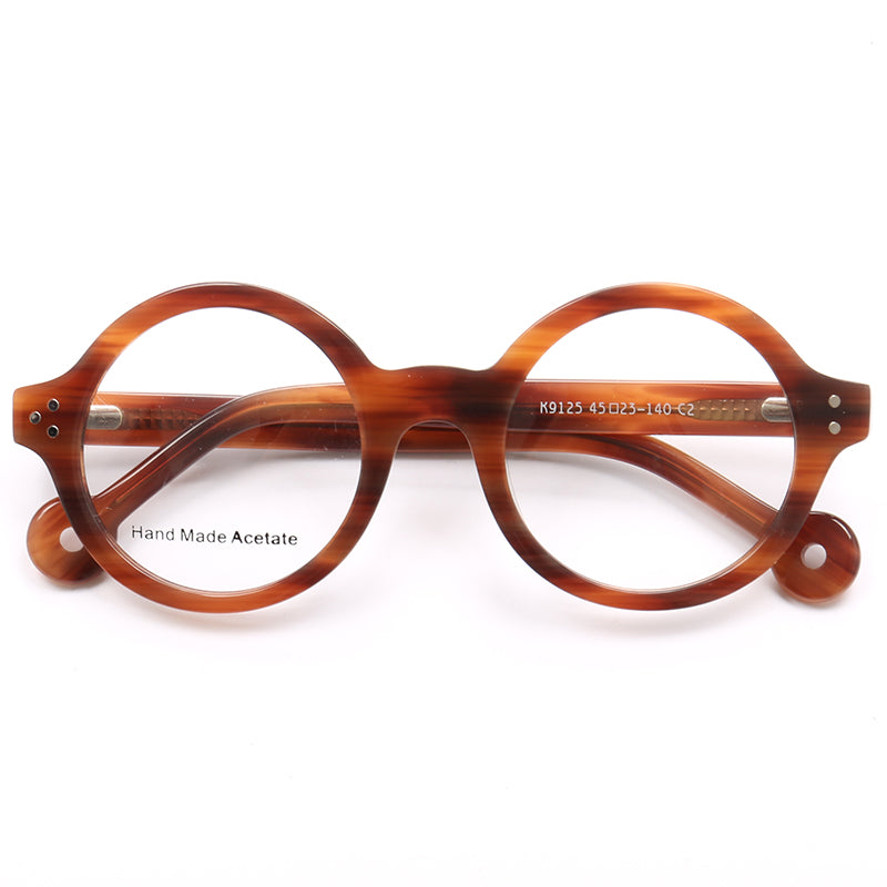 Infinite | Circular Retro Eyewear Frames For Men & Women | Colorful Two Tone Finish