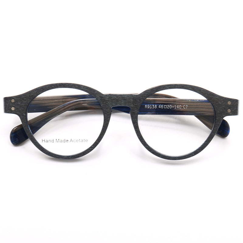 Benedict | Fashionable Camo Eyeglasses Frames For Men | Modern Women Round Spectacles Camouflage