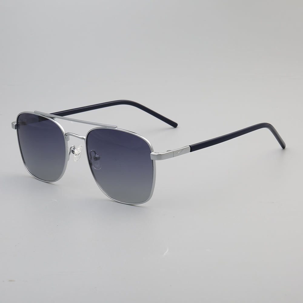 Winston | Full Rim Polarized Sunglasses For Men & Women | 80s Style Square Metal Frame