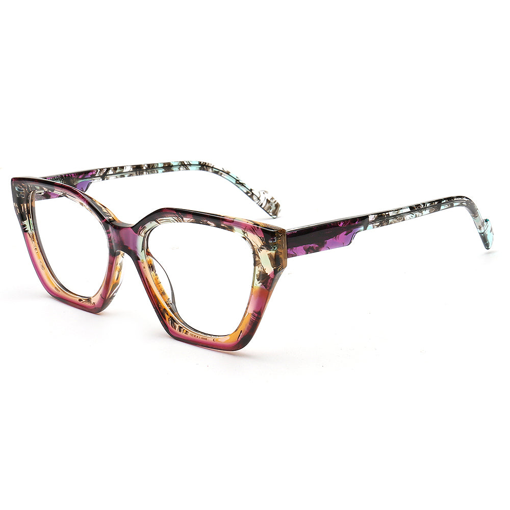 Hilary | Womens Vintage Floral Cat Eye Glasses Frames