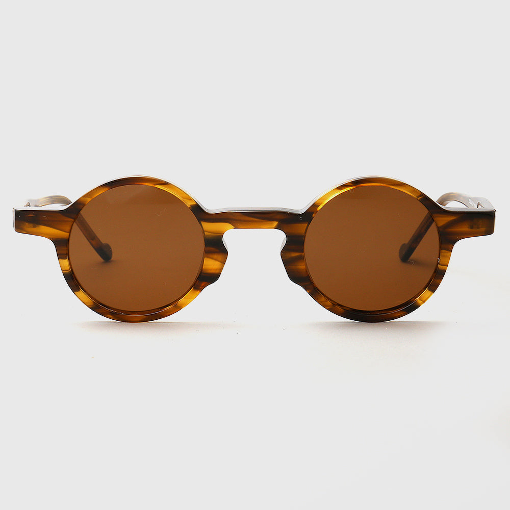 Crown | Mens Round Retro Polarized Sunglasses | Vintage Womens Sun Glasses UV400