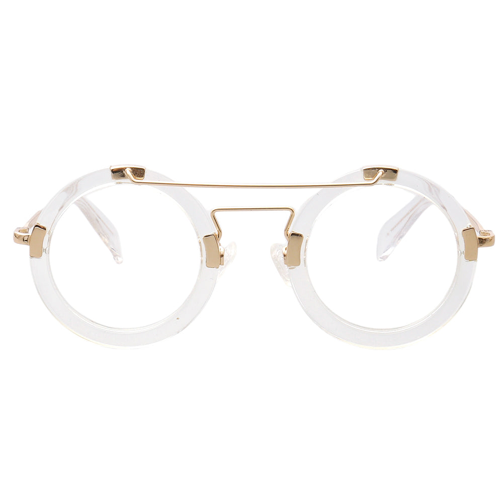 Altitude | Circular Retro Eyeglasses For Men | Funky Women Round Glasses Frames Tortoise Shell