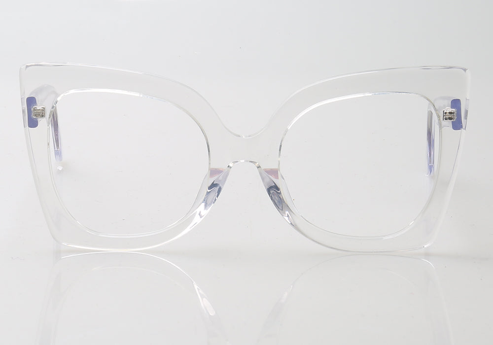 Rosella | Vintage Oversized Cat Eye Glasses For Women | Colorful Tortoise Shell Eyewear Frames