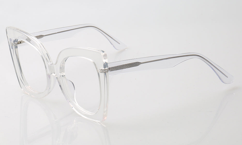 Rosella | Vintage Oversized Cat Eye Glasses For Women | Colorful Tortoise Shell Eyewear Frames