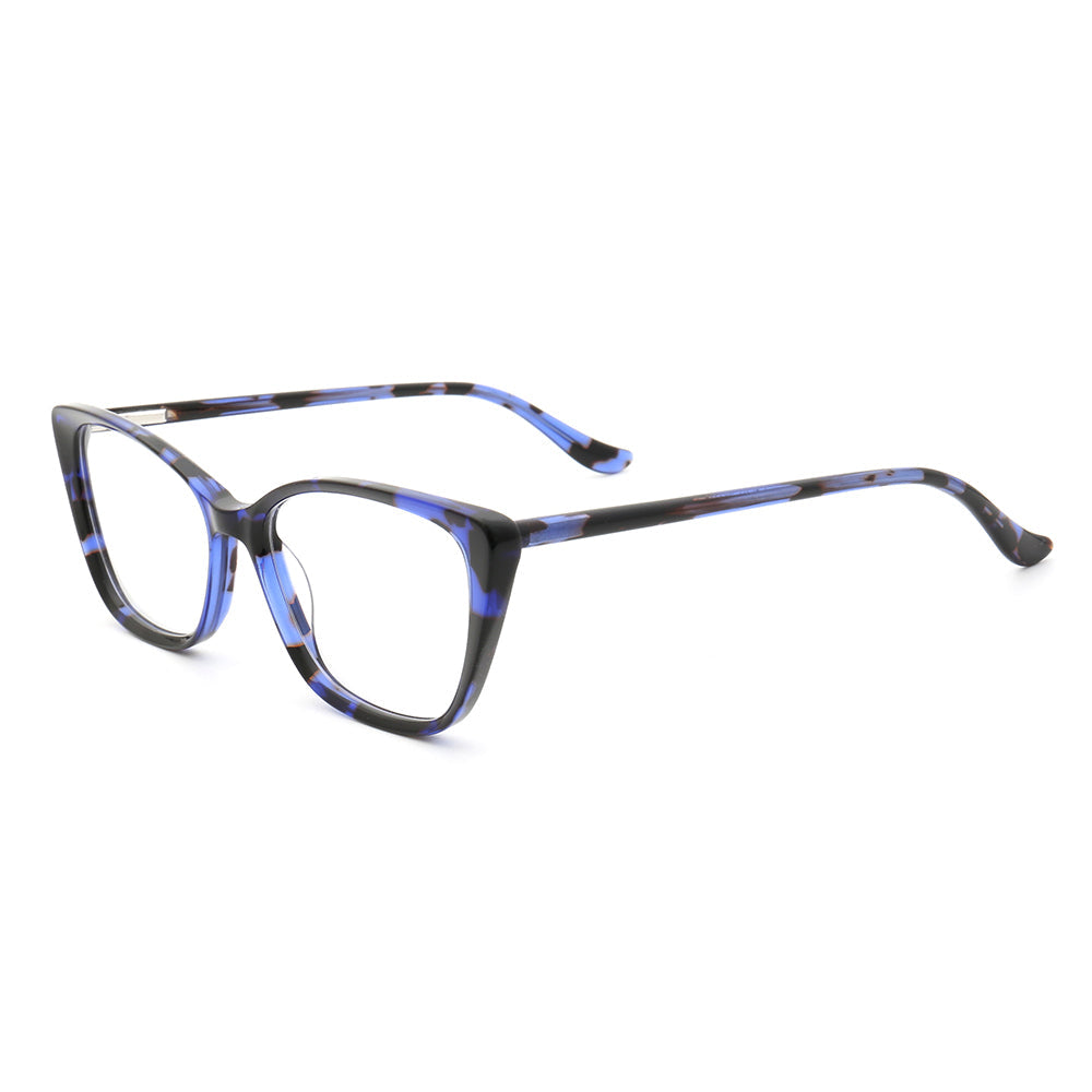 Charlotte | Patterned Acetate Cat Eye Glasses For Women | Colorful Tortoise Shell Eyewear Frames