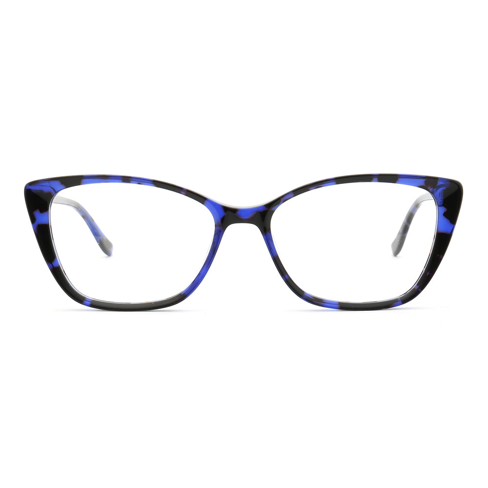 Charlotte | Patterned Acetate Cat Eye Glasses For Women | Colorful Tortoise Shell Eyewear Frames