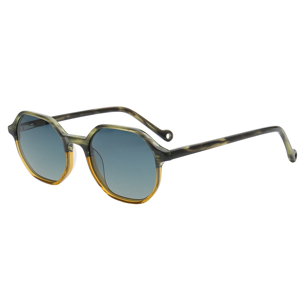 Blake | Geometric Mens Polarized Sunglasses | Womens Funky Sun Glasses UV400