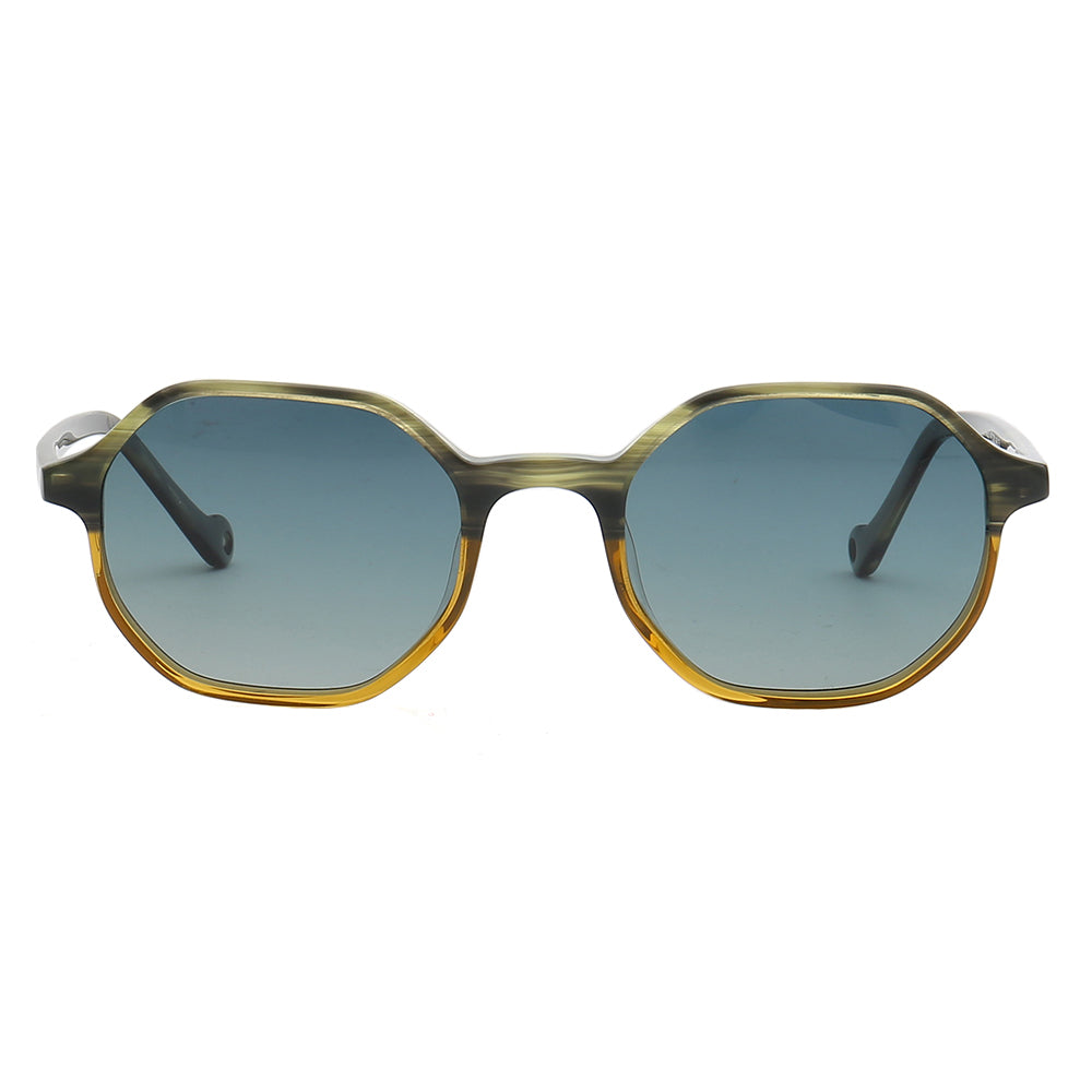 Blake | Geometric Mens Polarized Sunglasses | Womens Funky Sun Glasses UV400