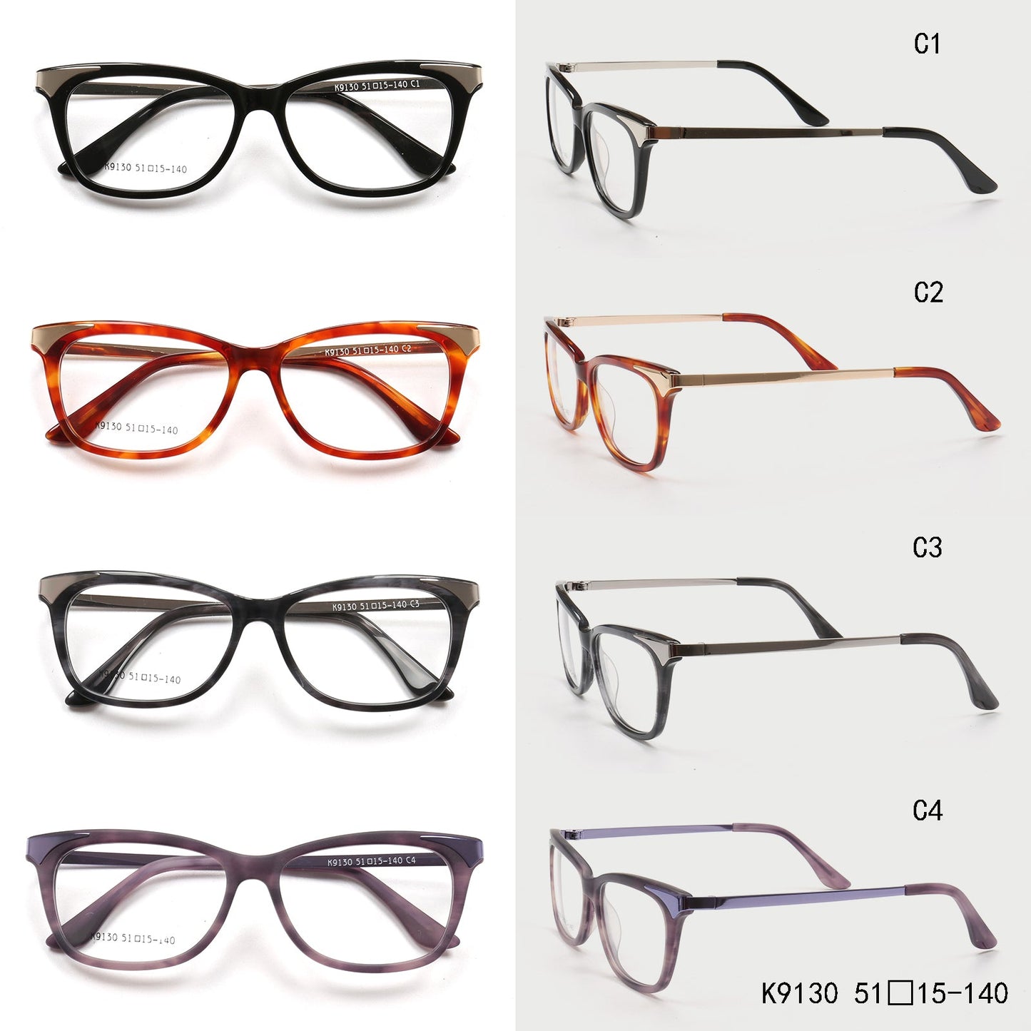 Betty | Womens Trendy Cat Eye Glasses | Female Fashionable Eyeglasses Frames Purple Online