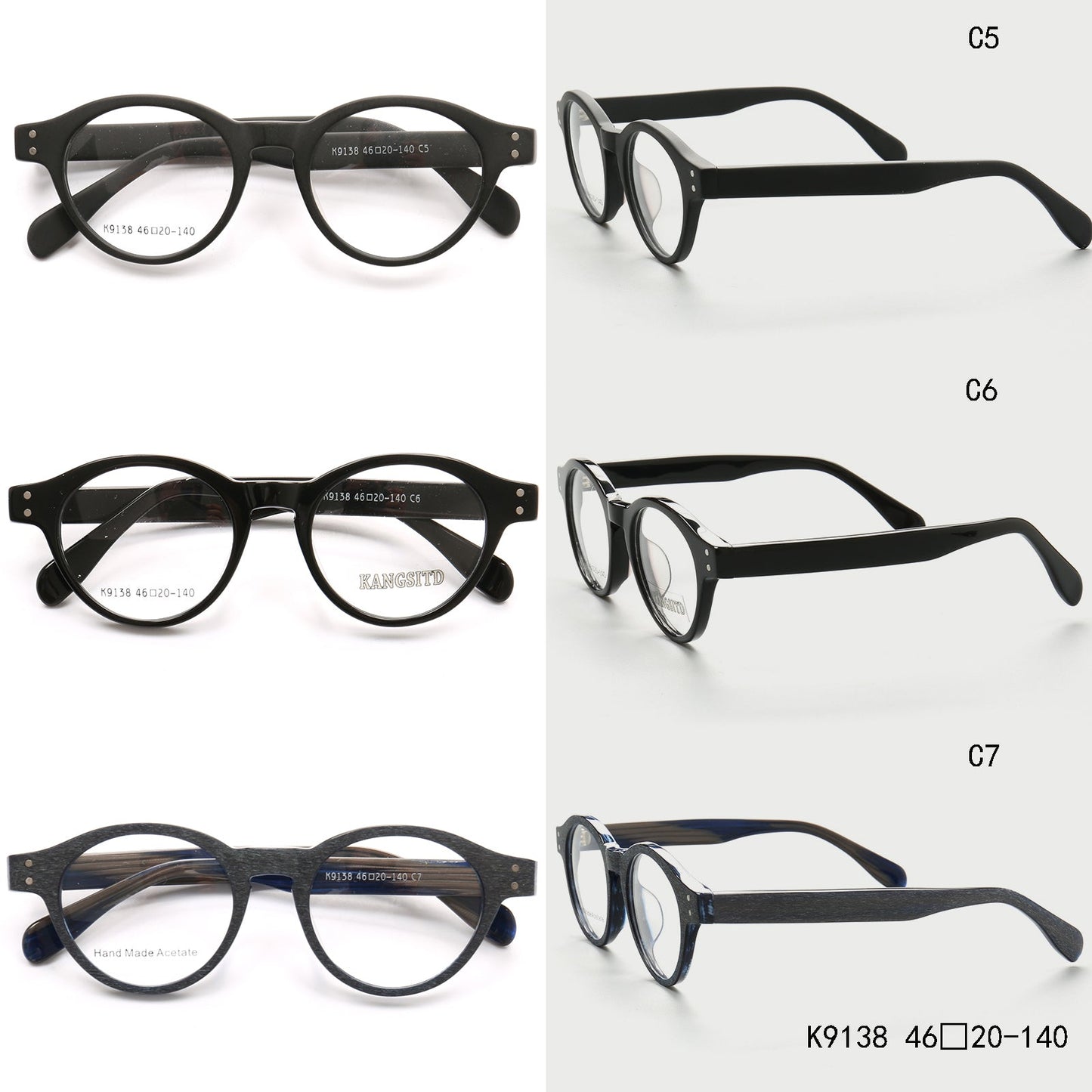 Benedict | Fashionable Camo Eyeglasses Frames For Men | Modern Women Round Spectacles Camouflage