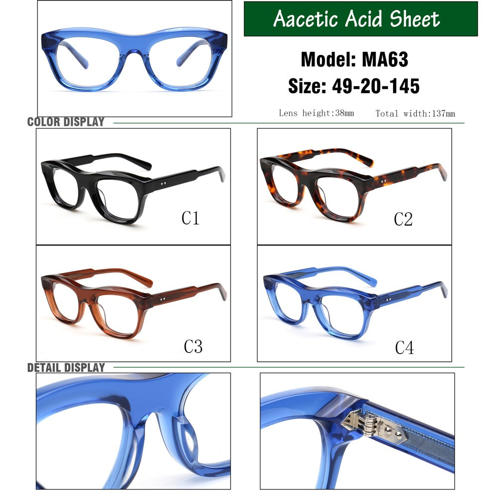 Campbell | Vintage Square Eyewear Frames