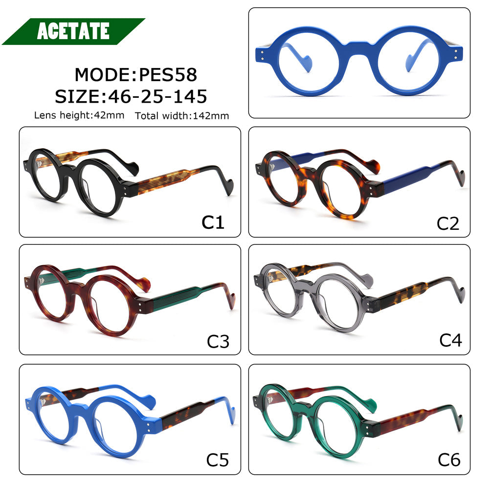 Bowen | Retro Round Eyewear Frames