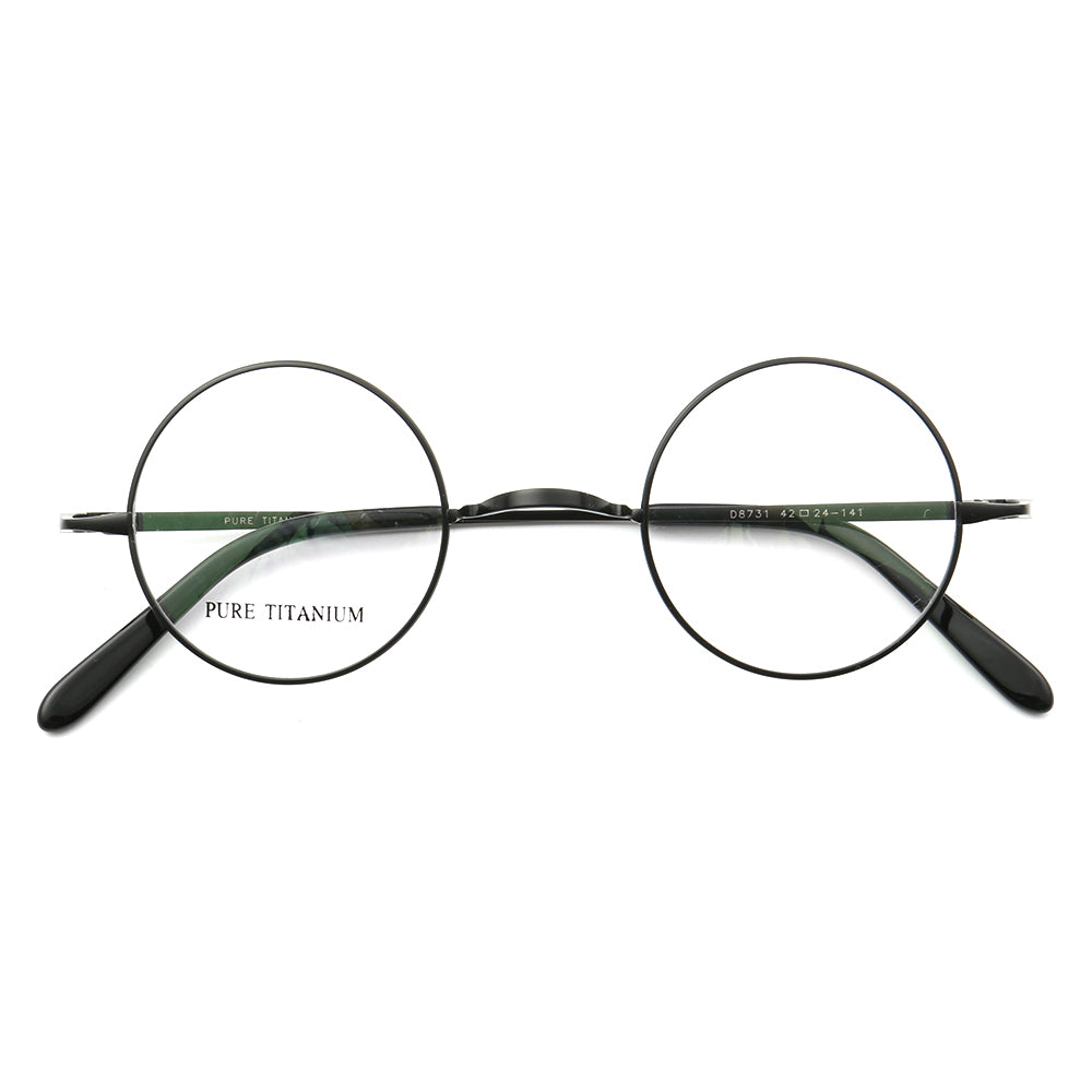 Sullivan | Old School Round Titanium Glasses for Men | Lightweight Retro Womens Eyewear Frames