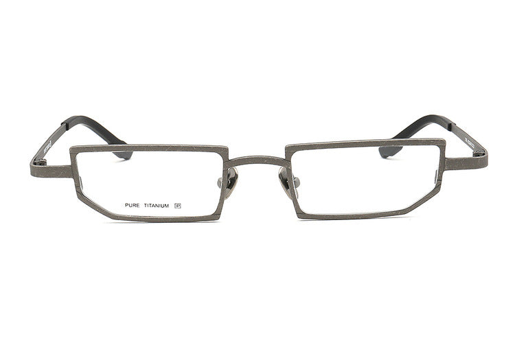King | Stylish Mens Titanium Eyeglasses Green | Hipster Geometric Women Square Glasses Frames Online