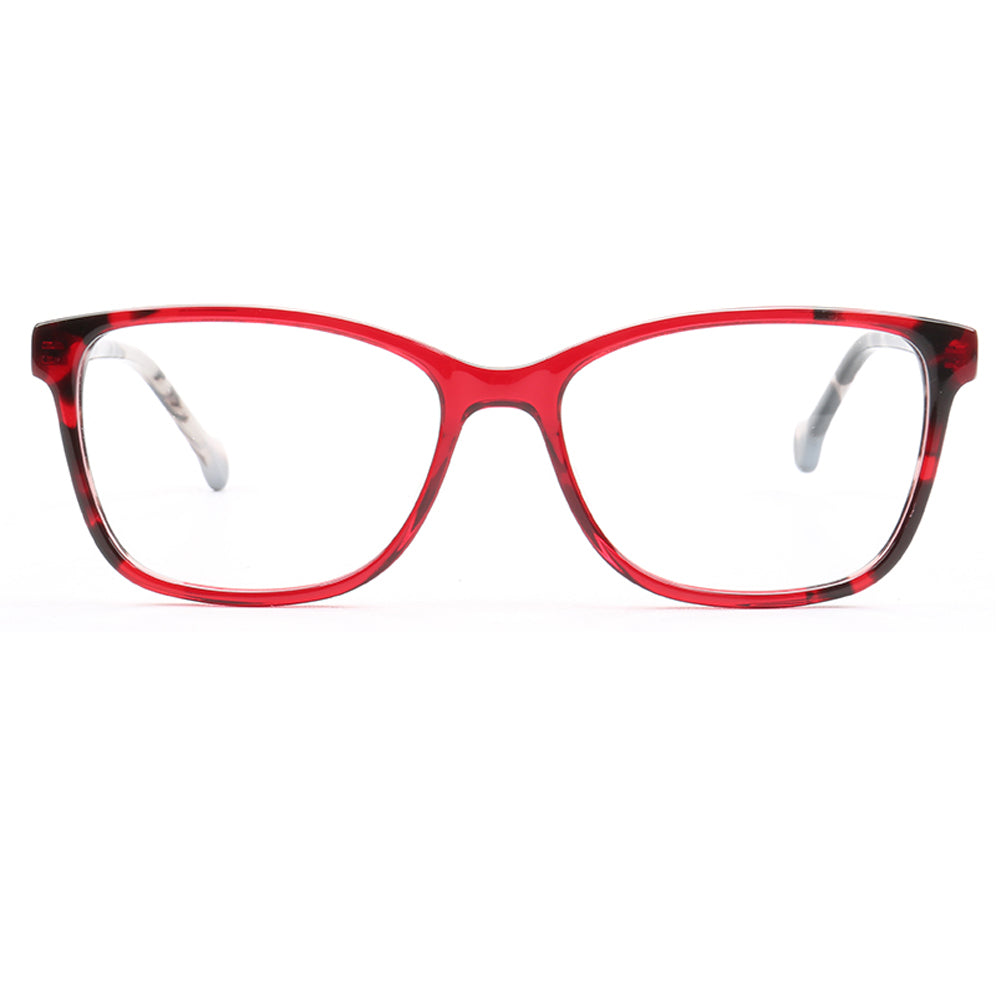 Lorena | Two Toned Tortoise Shell Eyeglasses Frames | Full Rim Colorful Patterned Design