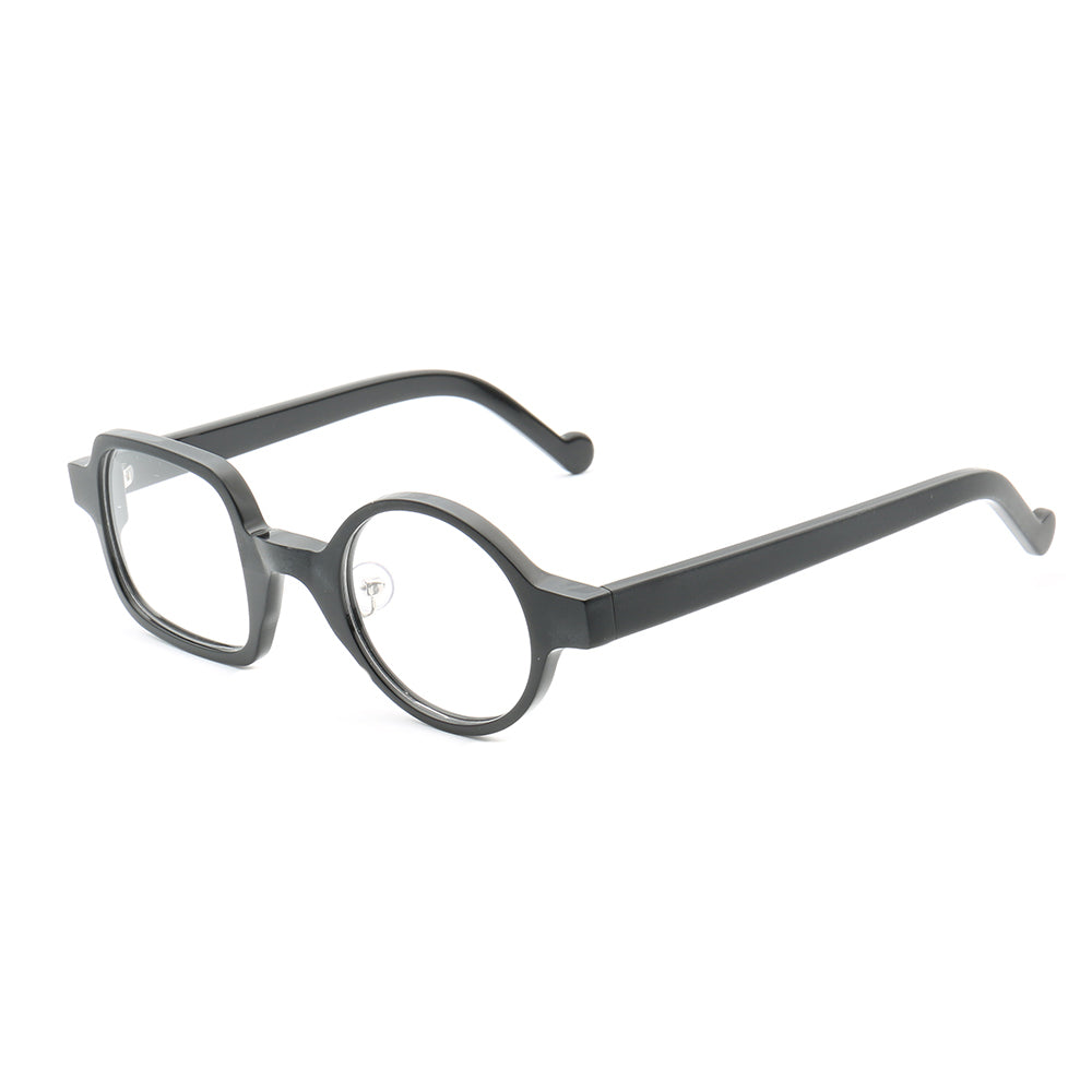 Archer | Stylish Men Mismatch Eyeglasses | Funky Vintage Square Round Glasses Frames Women