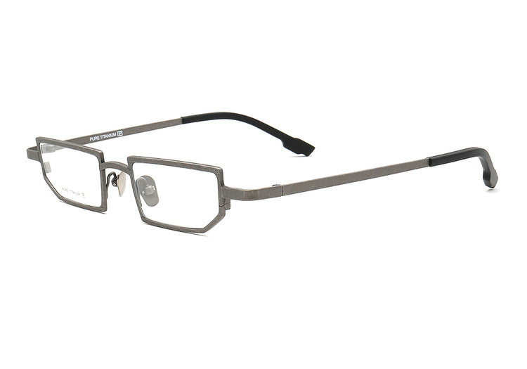 King | Stylish Mens Titanium Eyeglasses Green | Hipster Geometric Women Square Glasses Frames Online